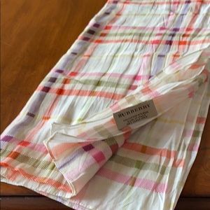 Authentic Burberry Silk Scarf